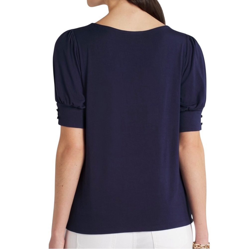 Staccato Raquelle Scoop Neck Puff Sleeve Top - Picture 2 of 16